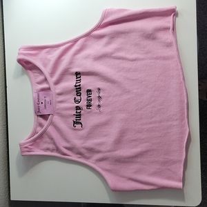 Juicy Couture light pink crop top
